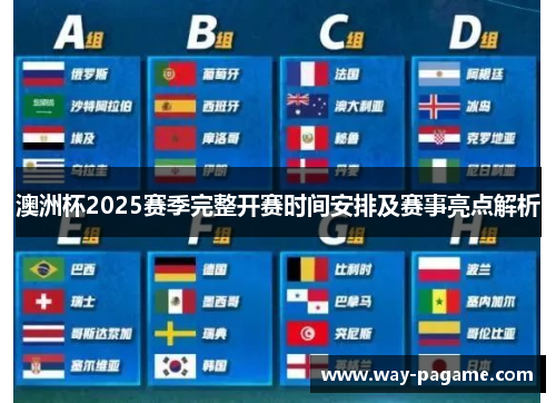 澳洲杯2025赛季完整开赛时间安排及赛事亮点解析