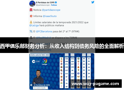 西甲俱乐部财务分析:从收入结构到债务风险的全面解析 西甲俱乐部财务分析:从收入结构到债务风险的全面解析